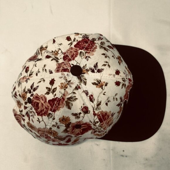 Floral Baseball Hat Cap Snap Back Miami Light Fashion Adjustable Wide Brim - Picture 4 of 7